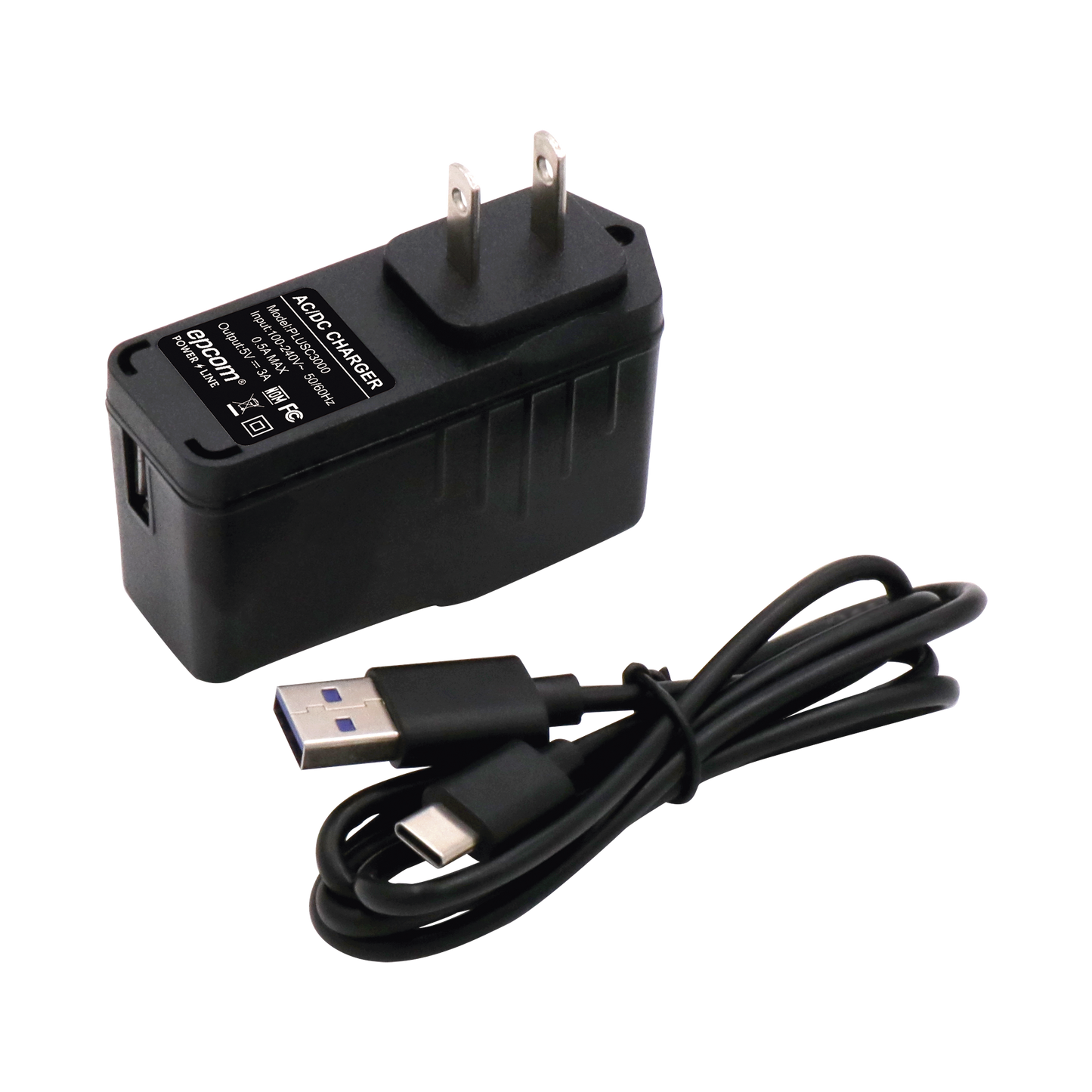 Adaptador De Pared De 5 Vcc, @ 3 A Con Micro-Usb Tipo C