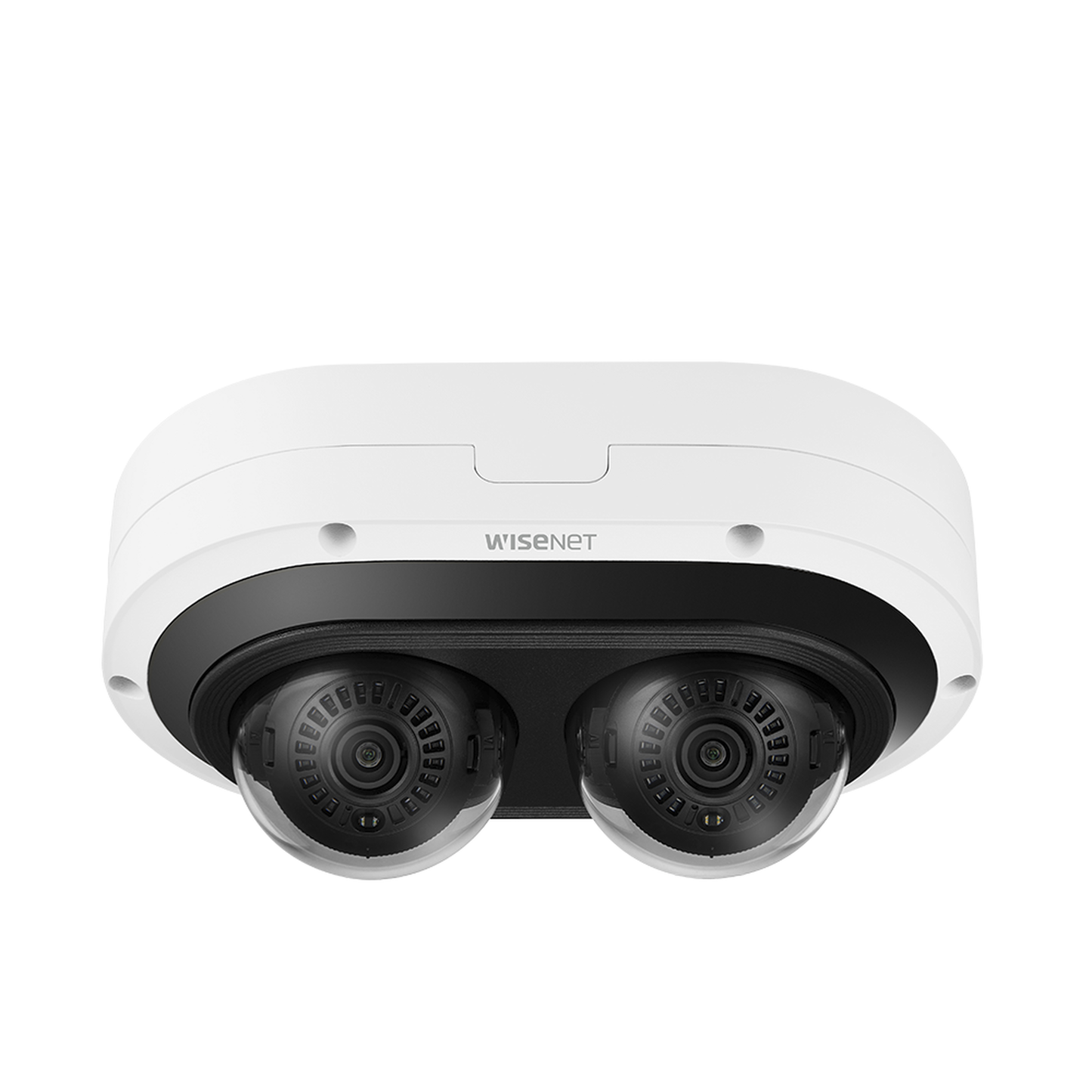 Camara IP Multi-sensor Multi-direccional / 2 Canales de 2MP / H.265 + WiseStream II / WDR 120dB / Exterior IP67 / IK10 / NEMA4X