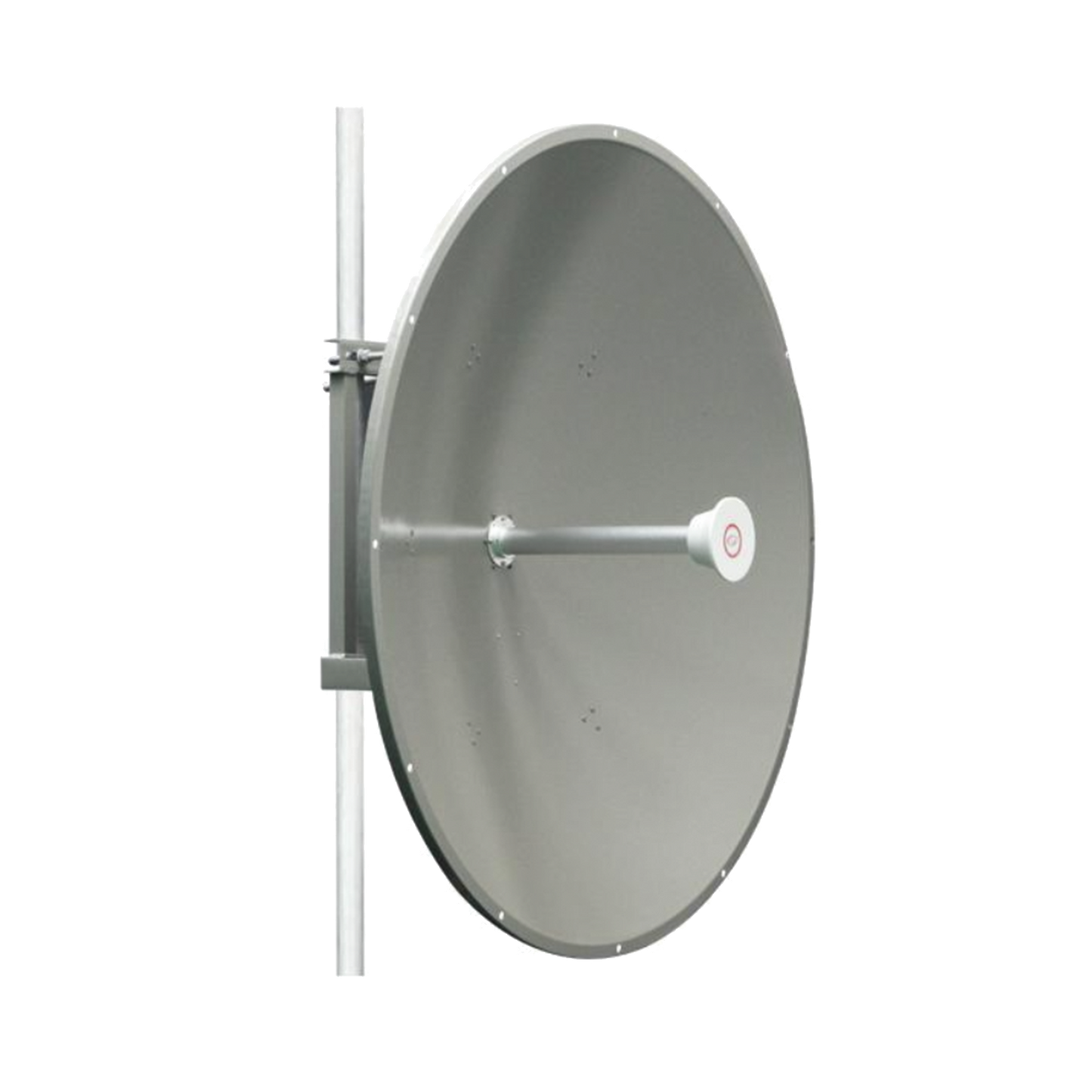 Antena direccional de 4 ft, 5.1 a 7.1 GHz, Ganancia 36 dBi, Conectores N-hembra, Polarización doble, incluye montaje para torre o mástil