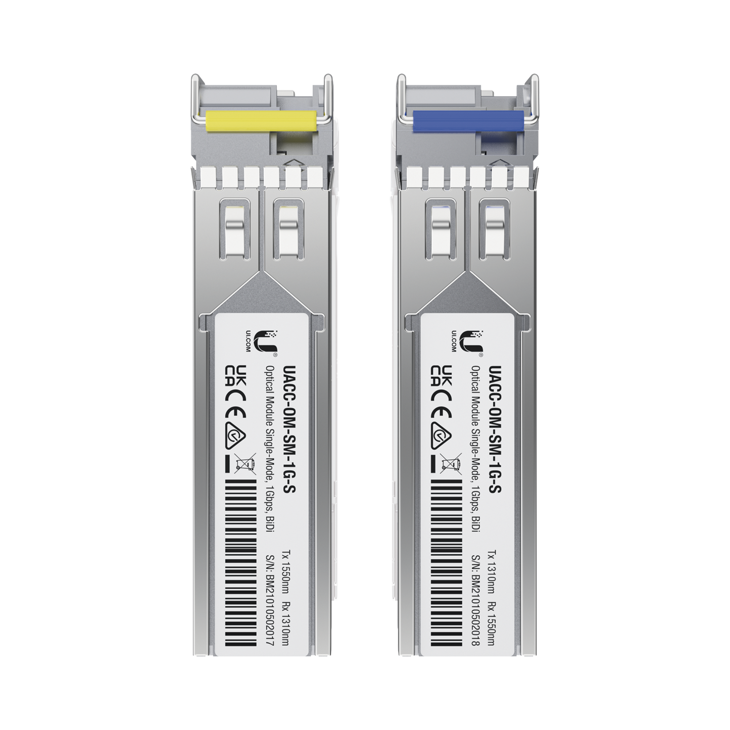 UFiber Módulo SFP, transceptor MiniGibic MonoModo 1.25 Gbps, distancia 3km, un conector LC, incluye 2 tranceptores