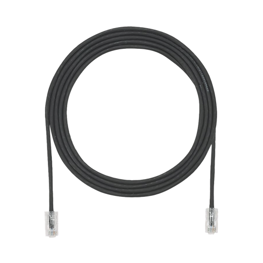 Cable de Parcheo UTP Cat6A, CM/LSZH, Diámetro Reducido (28AWG), Color Negro, 10ft