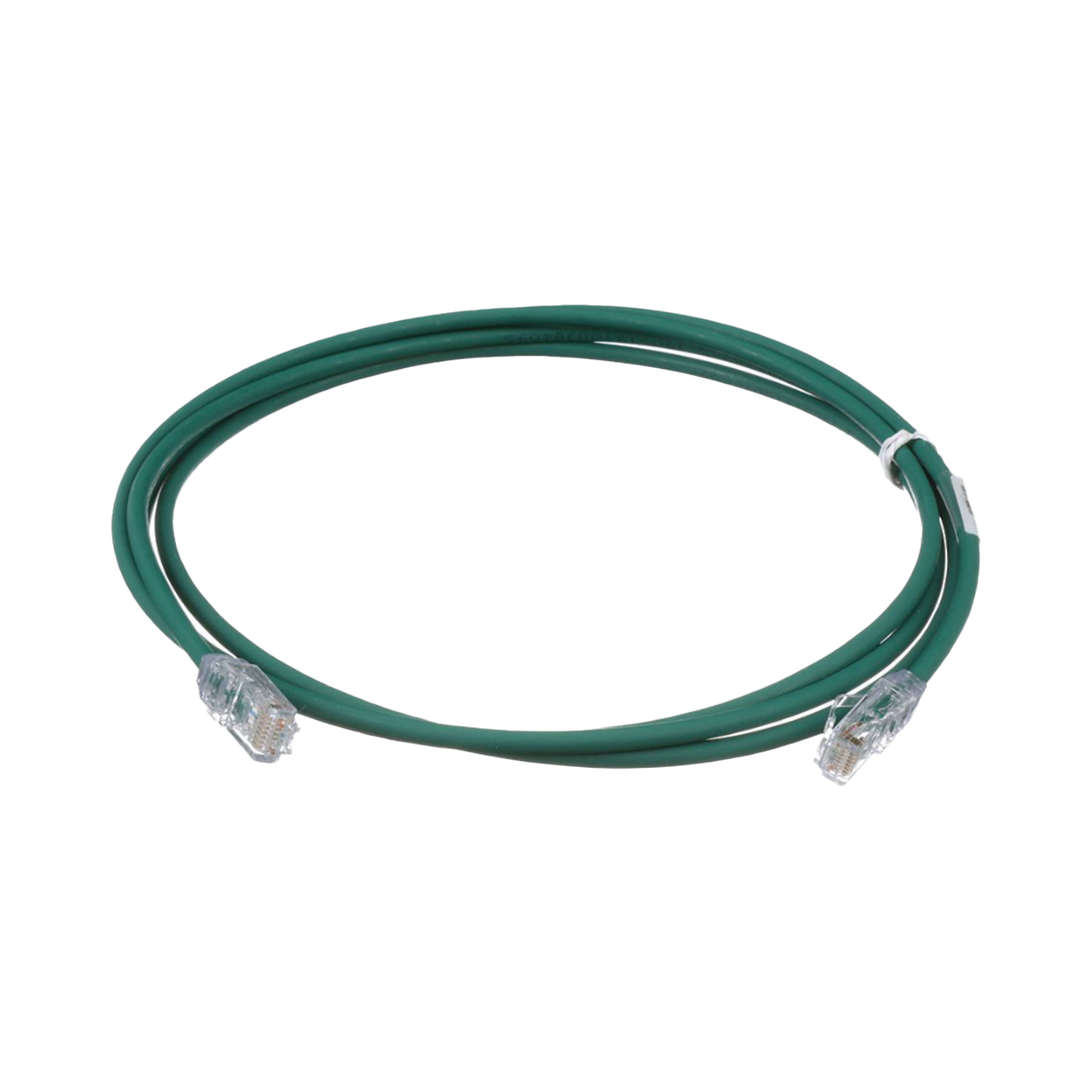 Cable de Parcheo UTP Cat6A, CM/LSZH, Diámetro Reducido (28AWG), Color Verde, 5ft