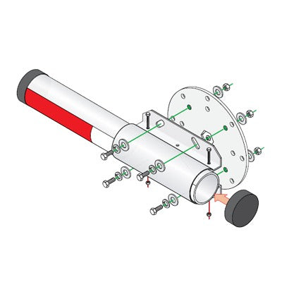 Kit De Instalación Para Brazo De Aluminio