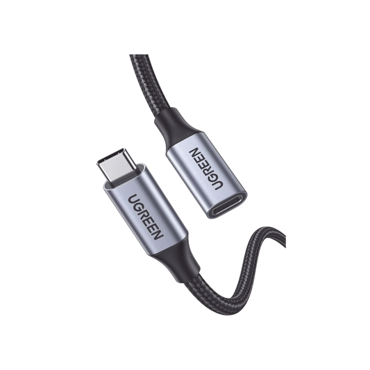 Cable Extensor Usb-C Macho A Usb-C Hembra / 1M / Gris / Usb-C 3.1 Gen 2