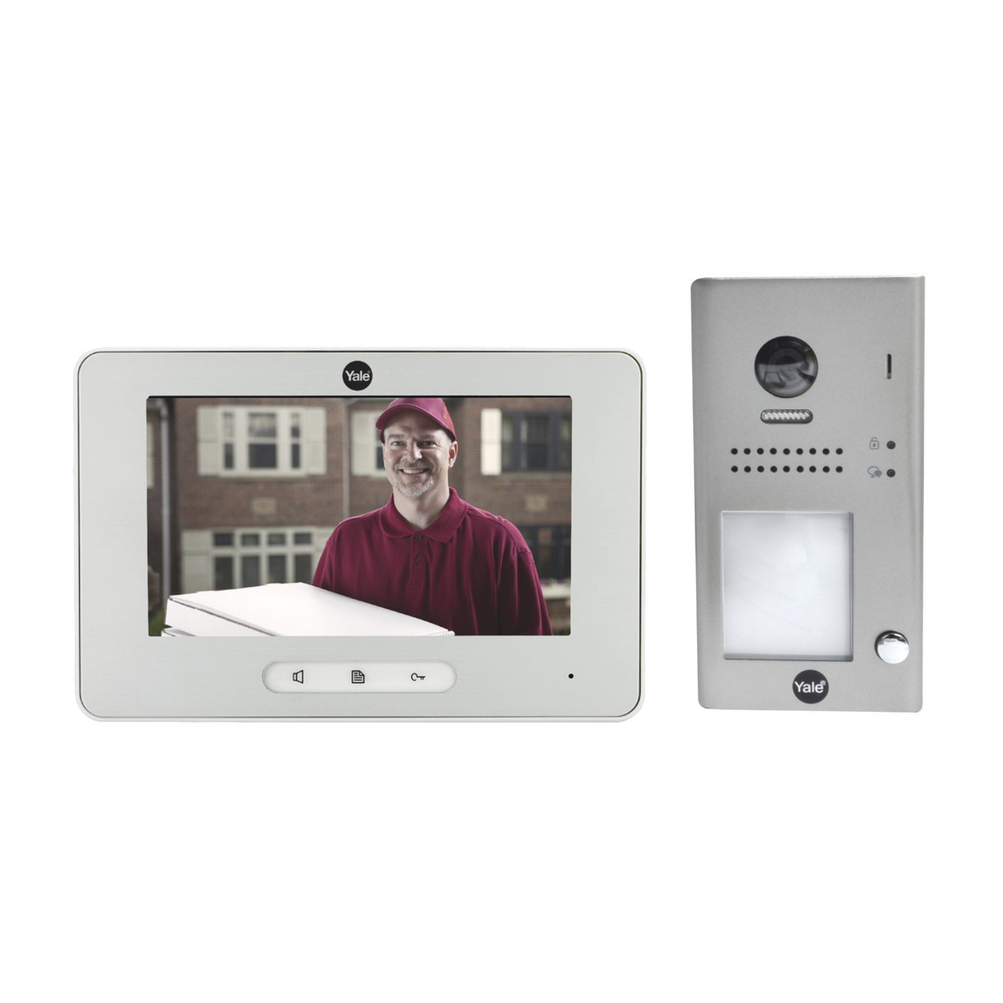 Kit De Videoportero Manos Libres: Frente De Calle Y Monitor/ Hasta 16 Monitores / 2 Hilos