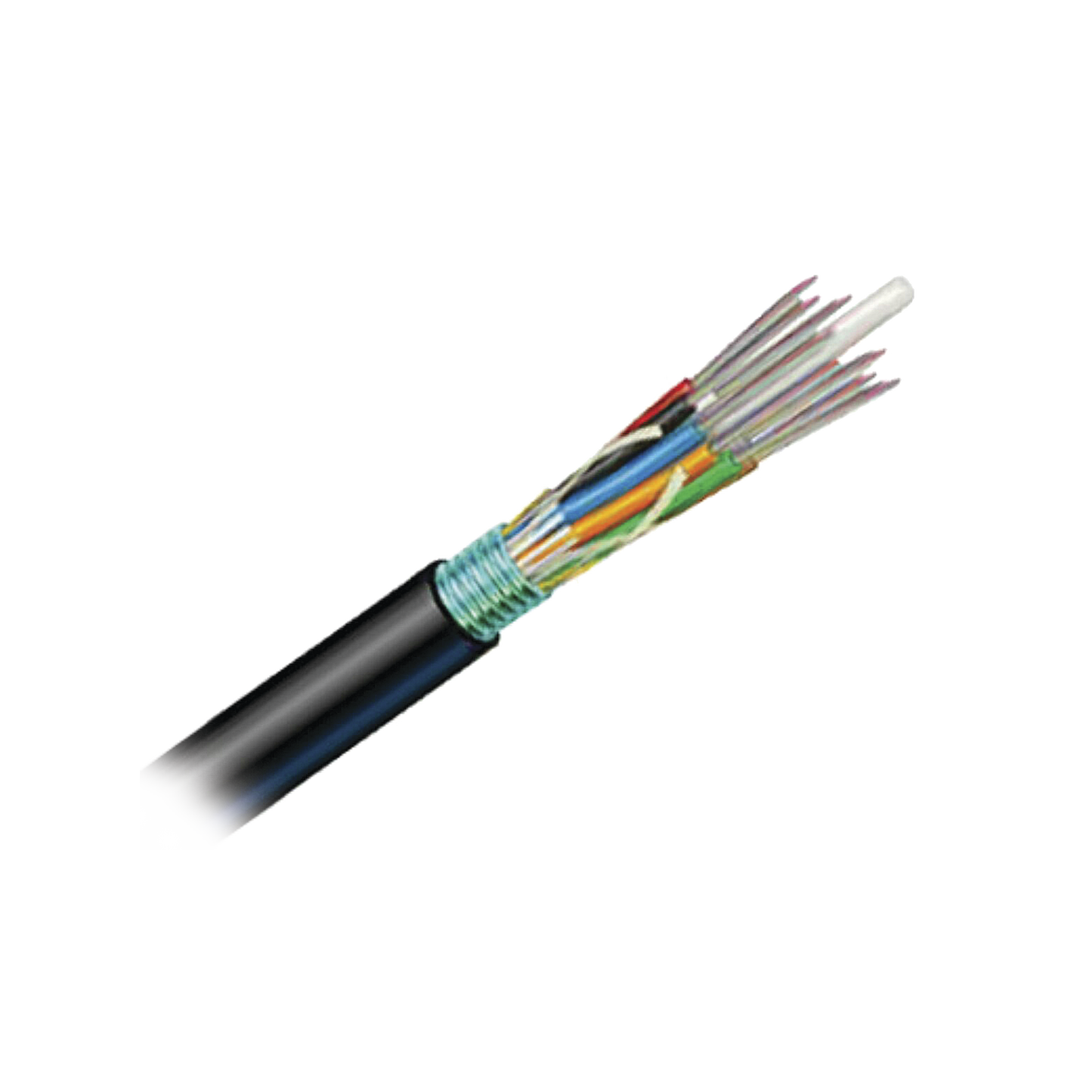 Cable De Fibra Óptica 6 Hilos, Osp (Planta Externa), Armada, Gel, Hdpe (Polietileno De Alta Densidad), Multimodo Om3 50/125 Optimizada, 1 Metro
