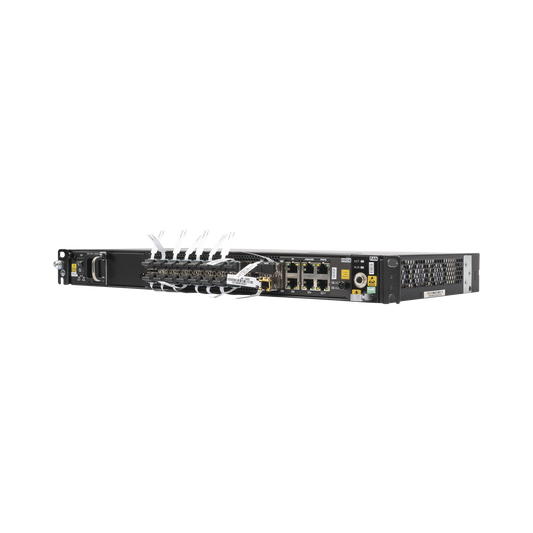 Mini Olt Gpon Carrier Class Con Tarjeta De Servicio De 16 Puertos Gpon, 16 Módulos Clase C+ Y Fuente De Ca (Corriente Alterna), 1Ur
