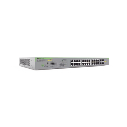 Switch PoE+ Gigabit WebSmart de 24 puertos 10/100/1000 Mbps + 4 puertos SFP Gigabit, 185 W, Version 2