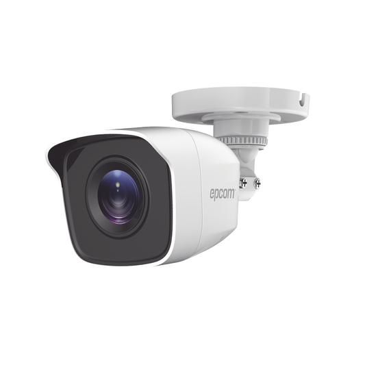 Bala Turbo 2 Megapíxeles (1080P) / Gran Angular 103° / Lente 2.8 Mm / Ir Exir Inteligente 20 Mts / Exterior Ip66 / Dwdr / Tvi-Ahd-Cvi-Cvbs / Policarbonato