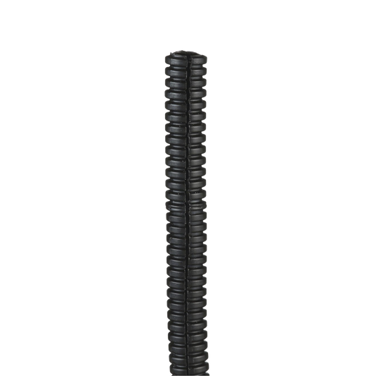 Tubo Corrugado Abierto Para Protección De Cables, .75In (19.1 Mm) De Diámetro, 30.5 M De Largo, Color Negro