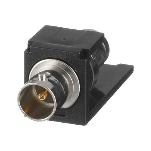 Módulo Acoplador Coaxial Tipo Bnc, Mini-Com, De 75 Ohms, Color Negro