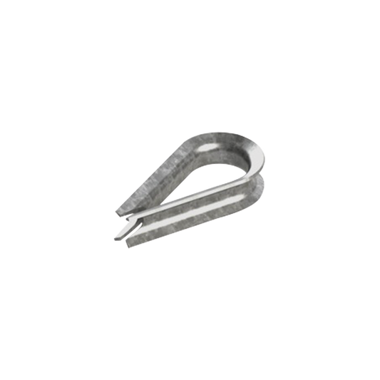 Guardacabos/Cuello 3/8" Acero Electro Galvanizado