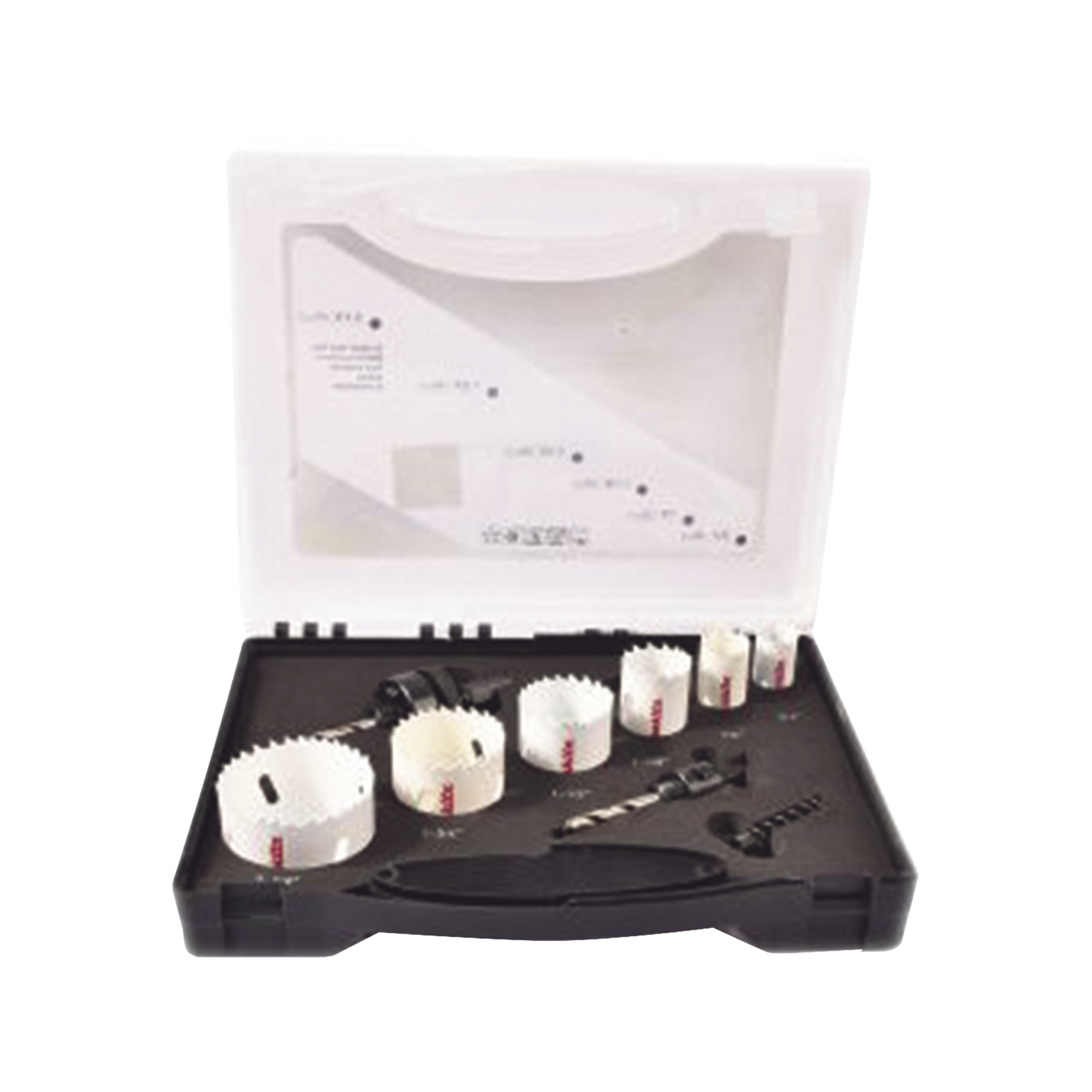 Kit De Broca Sierras (3/4 - 2 1/4 In) Incluye 6 Piezas De Broca Sierras, 2 Adaptadores Y Resorte De Expulsión.
