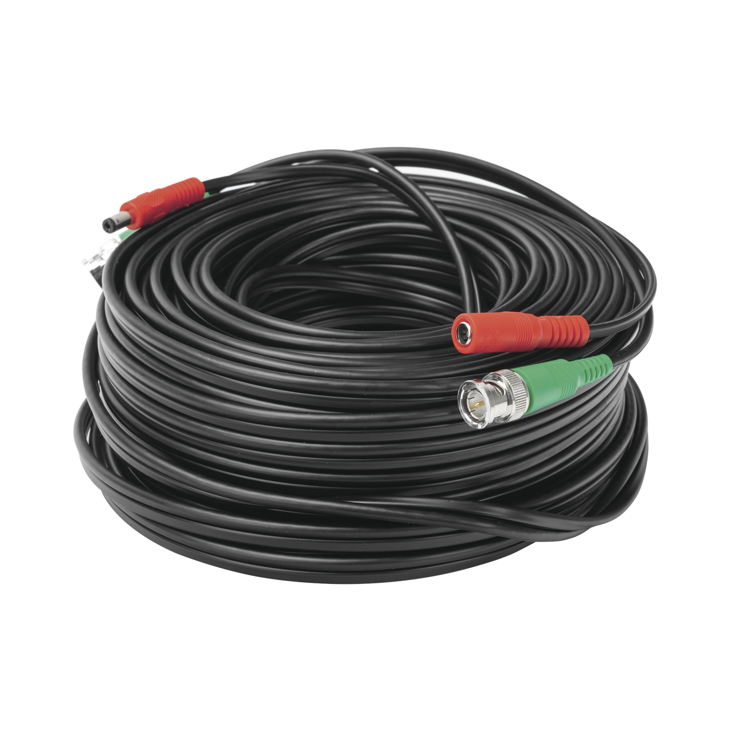 Cable Coaxial Armado Con Conector Bnc (Video) Y Alimentación / Longitud De 30 Mts / Optimizado Para Cámaras 4K / Uso En Interior.