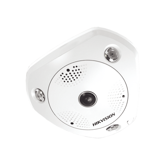 Fisheye Ip 6 Megapixel / 180° - 360° / Dewarping / Wdr 120 Db / Uso En Interior / 15 Mts Ir / Entrada Y Salida De Audio Y Alarma / Múltiples Vistas