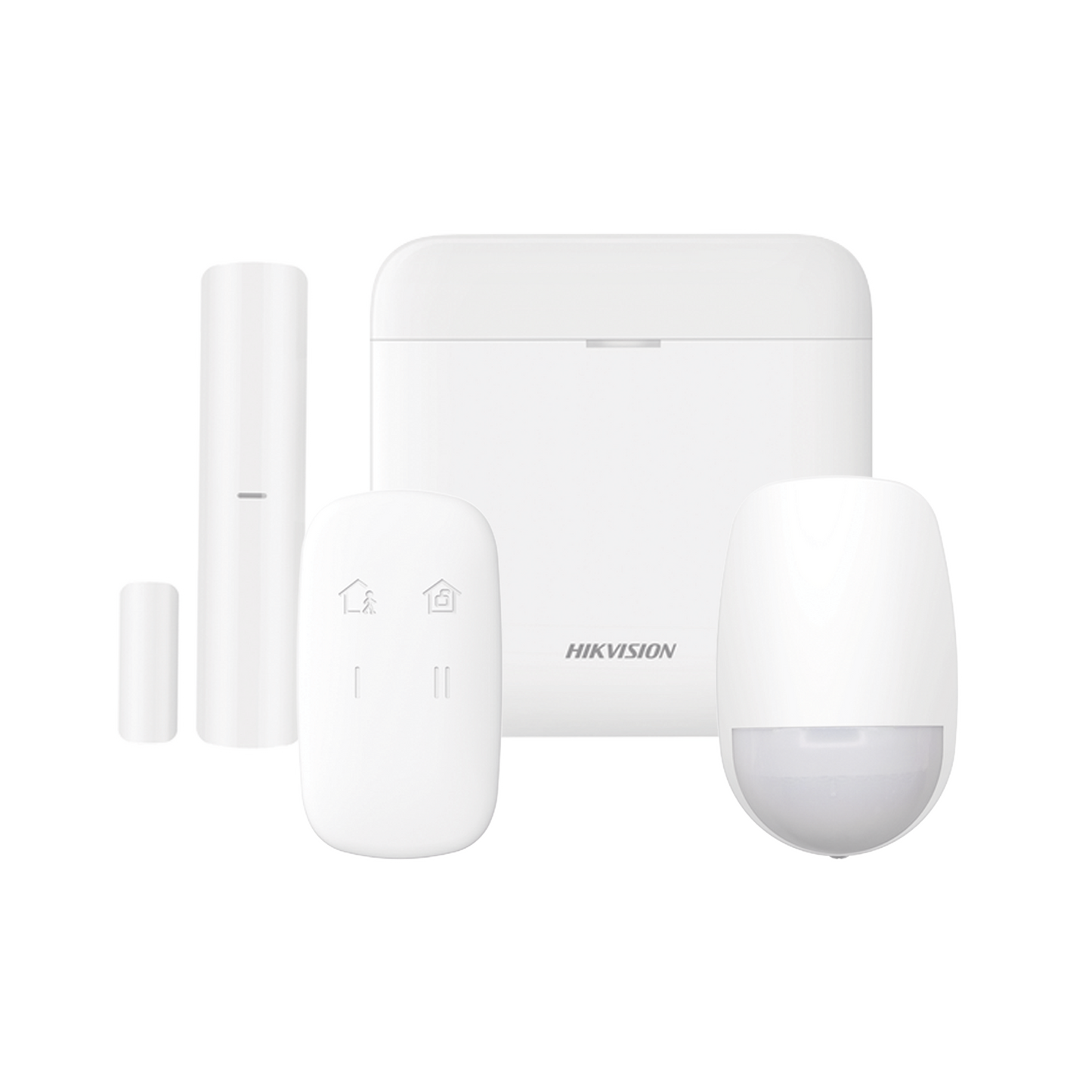 (Ax Pro) Kit De Alarma Ax Pro / Incluye: 1 Hub / 1 Sensor Pir / 1 Contacto Magnético / 1 Control Remoto / Wifi / Compatible Con Hik-Connect P2P