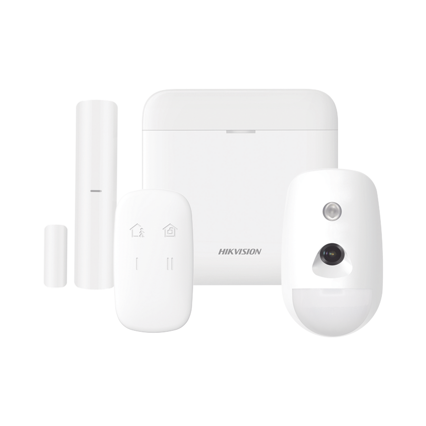 (Ax Pro) Kit De Alarma Ax Pro / Incluye: 1 Hub / 1 Sensor Pir Con Cámara / 1 Contacto Magnético / 1 Control Remoto / Wifi / Compatible Con Hik-Connect P2P