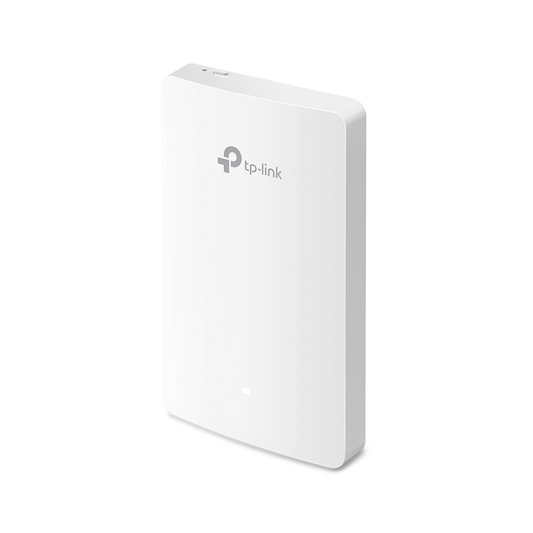 Punto De Acceso Omada Doble Banda 802.11Ac, Poe 802.3Af/At, Mu-Mimo, Mimo 2X2 Diseño Placa De Pared Con Tres Puertos Adicionales, Soporta Hasta 100 Clientes.