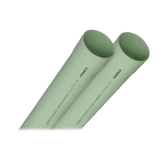 Tubo Pvc Conduit Pesado De 2-1/2" (60 Mm) De 3Mts