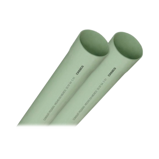 Tubo Pvc Conduit Pesado De 4" (100 Mm) De 3Mts