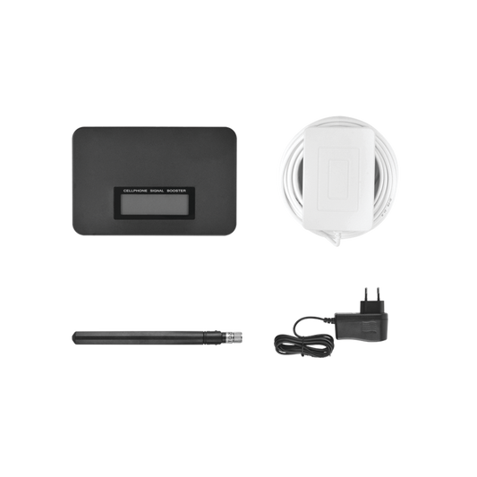Kit Amplificador De Señal Celular 3G, 2G Y Voz. Soporta Múltiples Operadores, Dispositivos Y Tecnologías Simultáneamente. Unibanda. Mejora La Señal En Interiores De Hasta 300 Metros Cuadrados.