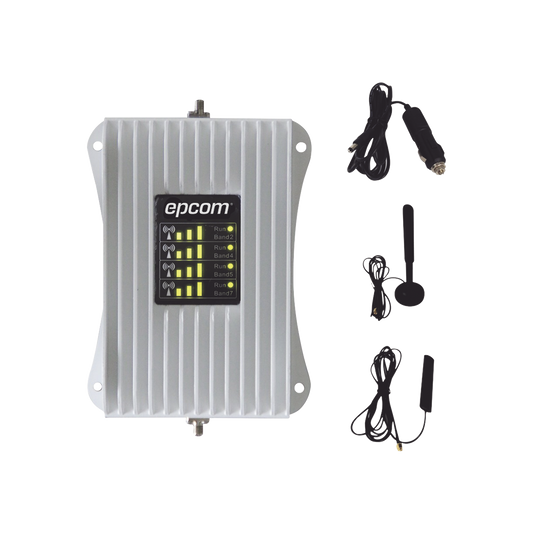 Kit De Amplificador De Señal Celular Para Vehículo. Soporta Y Mejora La Señal Celular 4.5G, 4G Lte Y 3G. Soporta Múltiples Operadores Y Usuarios, Ideal Para Cualquier Tipo De Vehículo, Camioneta, Pick Up, Sedán.
