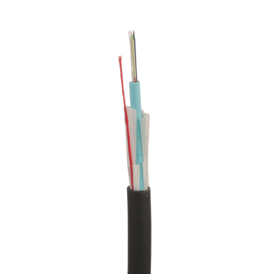 Cable De Fibra Óptica De 12 Hilos, Multimodo Om4 50/125 Optimizada, Interior/Exterior, Loose Tube 250Um, No Conductiva (Dieléctrica), Ofnr (Riser), Precio Por Metro