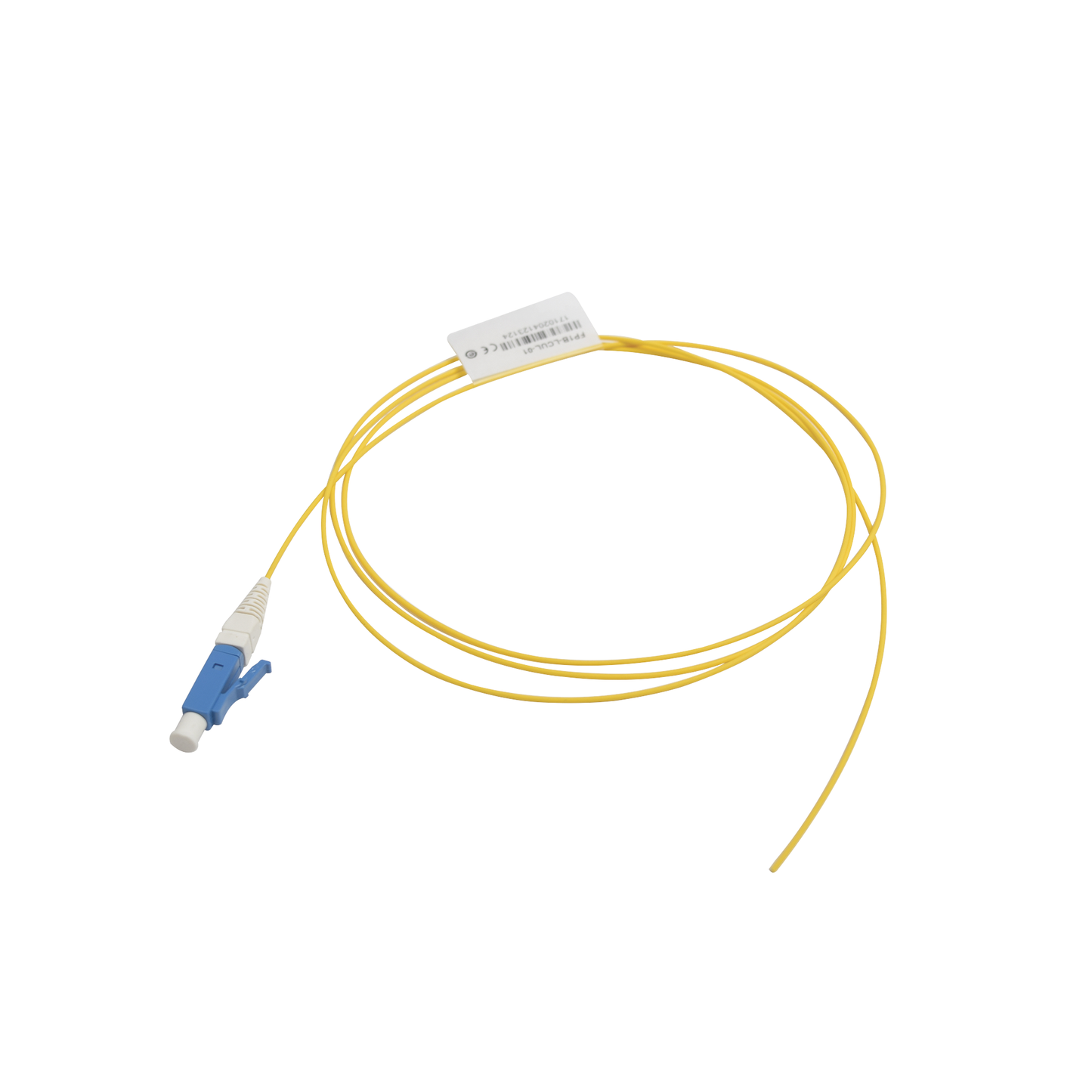 Pigtail De Fibra Óptica Lc/Upc Simplex, Monomodo Os1/Os2 Xglo, Ofnr, Color Amarillo, 1 Metro