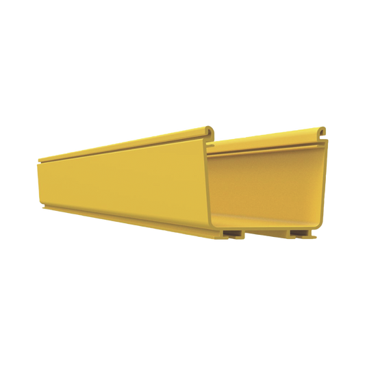 Canaleta Fiberrunner™ 4X4, De Pvc Rígido, Color Amarillo, 2 M De Largo