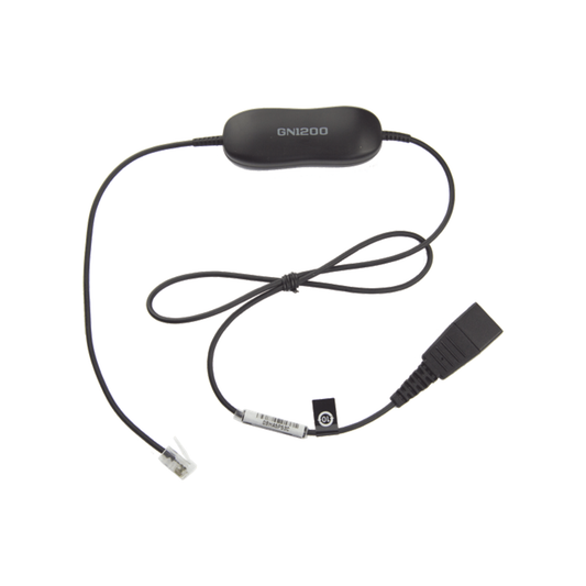 Jabra Gn1200 Cable Con Conexión Qd Y Rj-9 (88001-99)