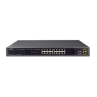 Switch Administrable Capa 2 De 16 Puertos 10/100/1000T Con 2 Puertos Sfp 100/1000Base-X