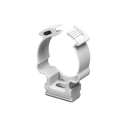 Soporte De Collar (Abrazadera), Pvc Auto-Extinguible, Cerrado Para Tubería De 16 Mm
