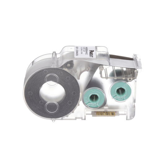 Casete De Etiquetas De Poliolefina De Cinta Continua, Tubo Termocontráctil, 11.2 Mm De Ancho, 2.4 M De Largo, Para Cables De 2 A 6.4 Mm (16-10 Awg) De Diámetro, Color Blanco