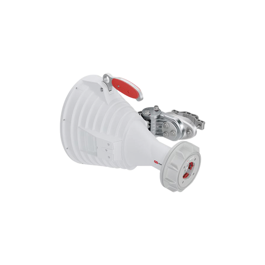 Antena Asimétrica De 30° (30°H 20°V) 20.5 Dbi Tipo Cuerno 5180-6000 Mhz Altamente Eficiente, Sin Cables, Sin Perdidas, Sin Lóbulos Listas Para Twistport