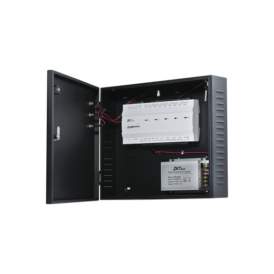 Controlador De Acceso / 1 Puerta / Funcion Adms Push Incluida / Alta Seguridad / 3 Años De Garantía / Biometría Integrada / 20,000 Huellas / Software De Integración Zkbiosecurity