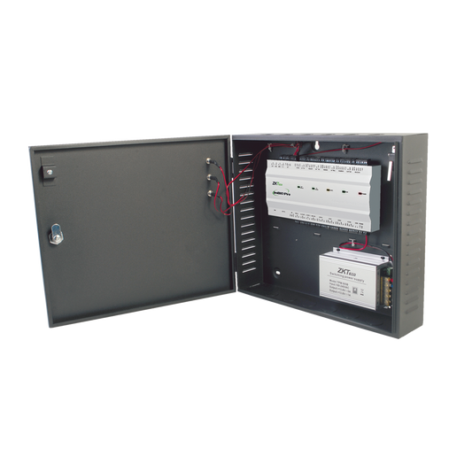 Controlador De Acceso / 4 Puertas / Funcion Adms Push Incluida / Alta Seguridad / 3 Años De Garantía / Biometría Integrada / 20,000 Huellas / Software De Integración Zkbiosecurity