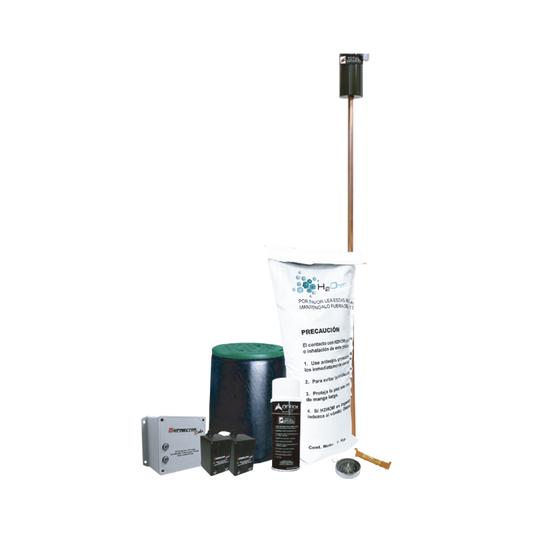 Kit De Tierra Física (Variground) Con Supresor De Pico (Soho) Y Accesorios De Instalación.