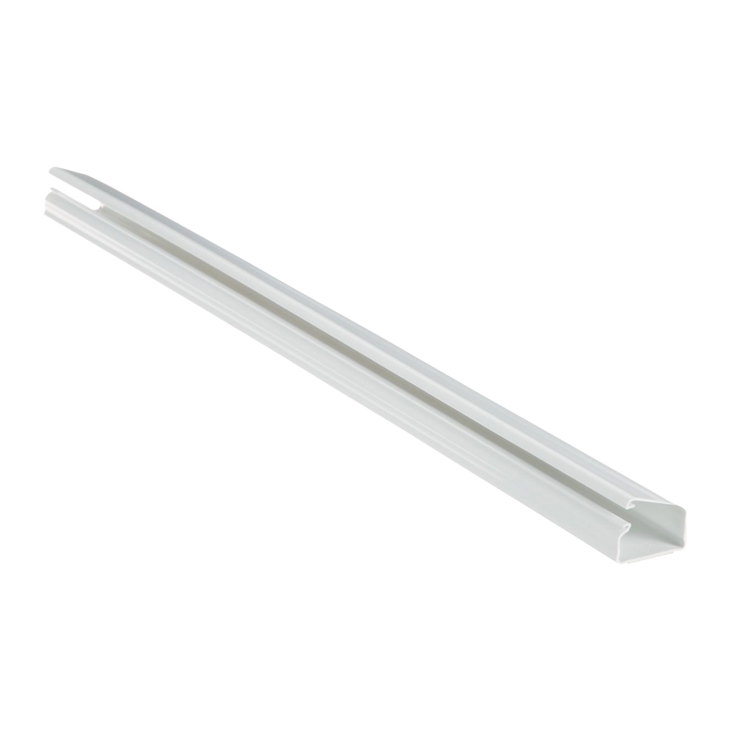 Canaleta Ld10 De Pvc Rígido, Con Cinta Adhesiva Para Instalación Sin Herramientas, De 38.4 X 24 X 1828.8 Mm, Color Blanco