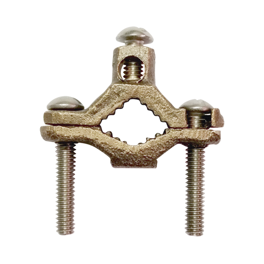 Conector Para Tubo De Hasta 1 1/4" A Cable Cal. 4 Awg. Ideal Para Aterrizaje De Torres Tz