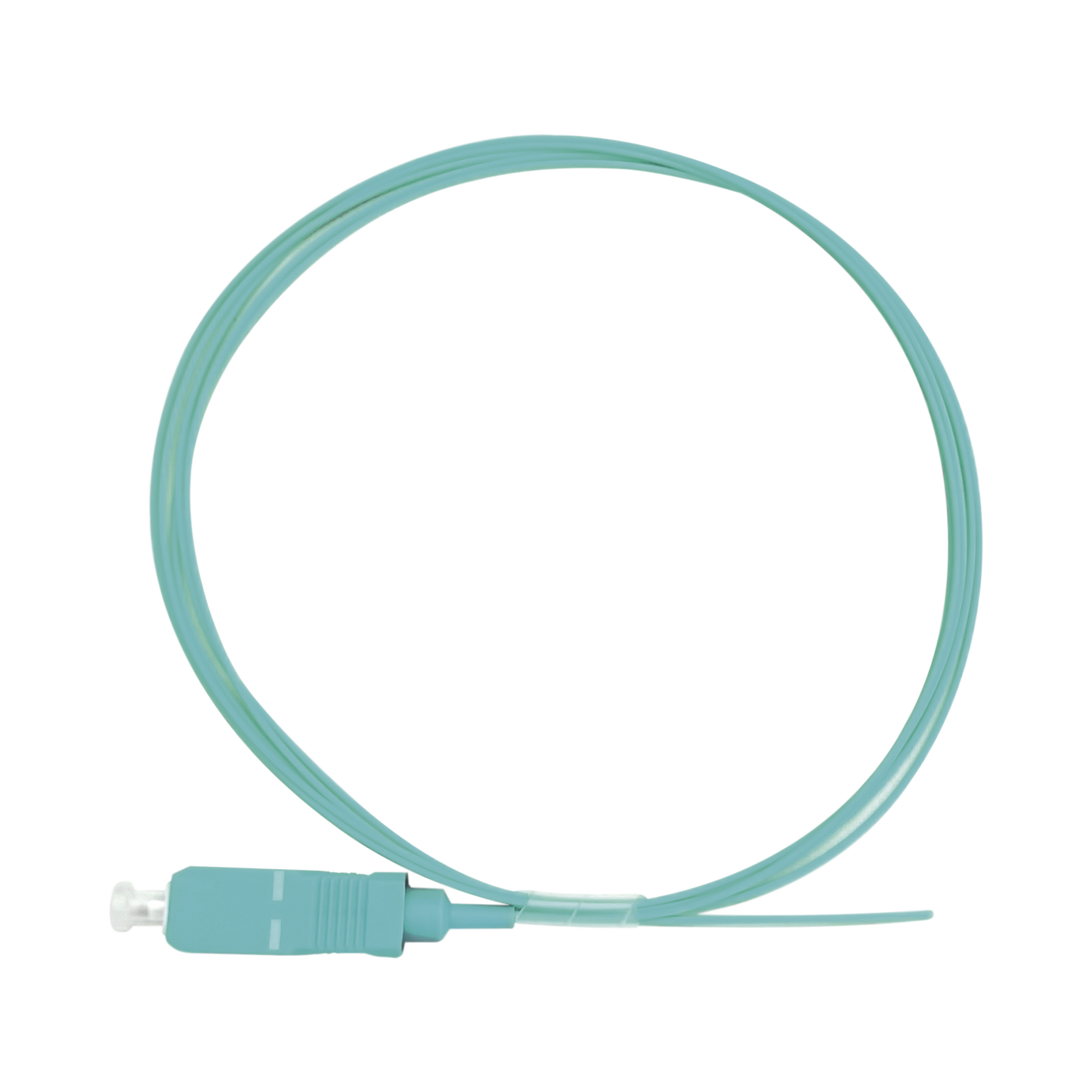 Pigtail De Fibra Óptica Simplex Sc, Pvc, Om3 50/125, Aqua, 1 Metro