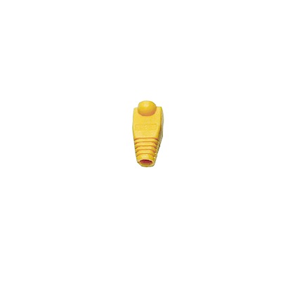 Capa Plástica Para Protección De Plug Rj45, Color Amarillo