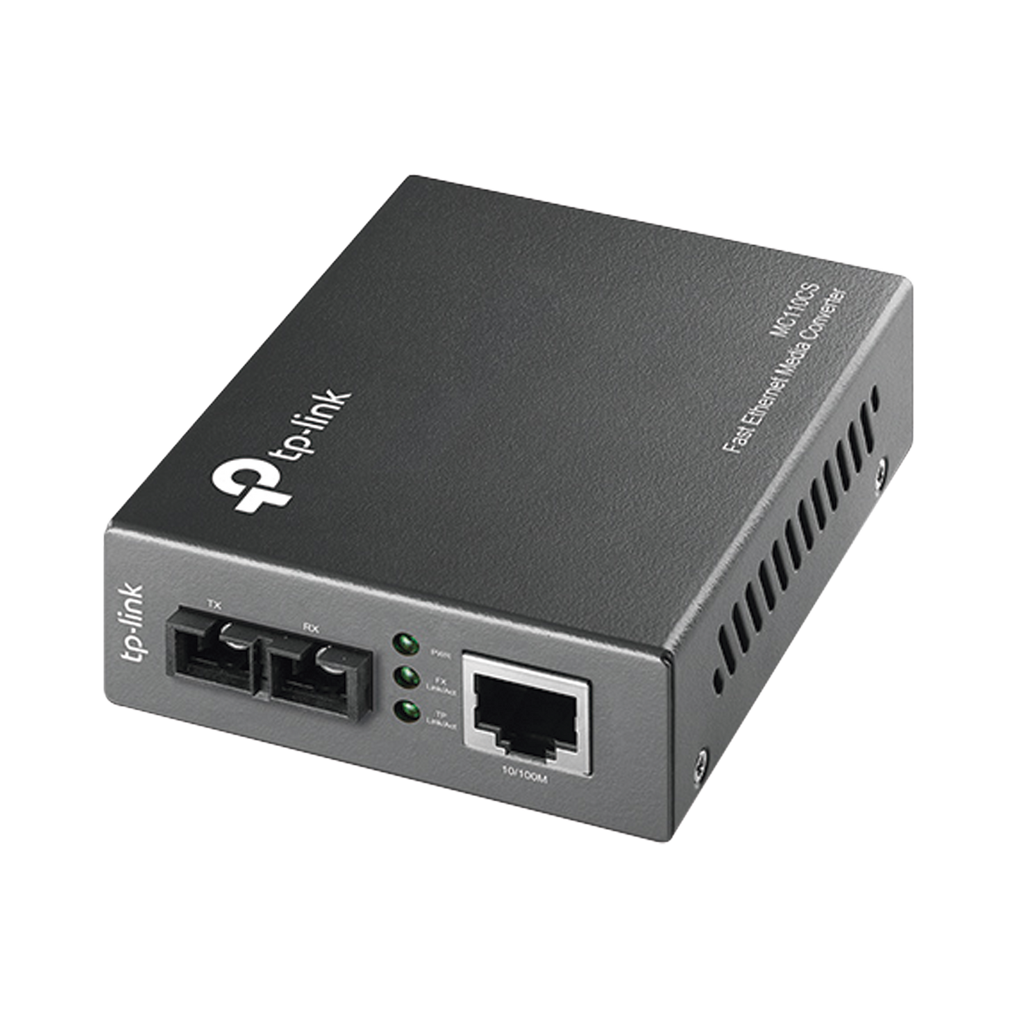 Convertidor Multimedia Mono-Modo, 1 Puerto Rj45 10/100 Mbps, Conector De Fibra Sc, Hasta 20 Km
