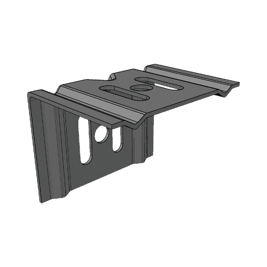 Ménsula Económica Mallafils, Para Montaje En Pared, Para Anchos De Charola De 50 Mm, Con Acabado Electrozinc