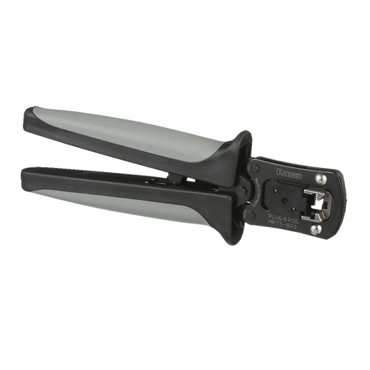 Pinzas Ponchadoras Para Plugs Modulares Rj45, Cat5E, Cat6 Y Cat6A, Color Negro
