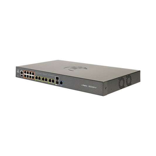 Switch Poe Cnmatrix Ex2016M-P De 16 Puertos (8X 802.3Af/At Gigabit, 6X 802.3Bt 2.5 Gigabit, 2X Sfp+), Capa 3, 240 W, Gestión En La Nube