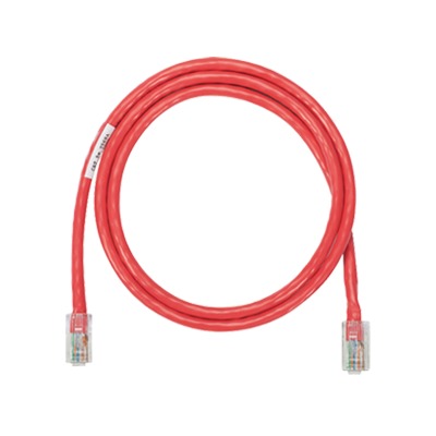 Cable De Parcheo Utp Categoría 5E, Con Plug Modular En Cada Extremo - 2 M. - Rojo