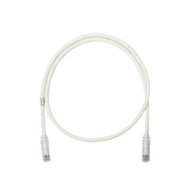 Cable De Parcheo Utp Categoría 6, Con Plug Modular En Cada Extremo - 2 M. - Blanco Mate