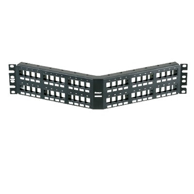 Panel De Parcheo Modular Keystone (Sin Conectores), Angulado, De 48 Puertos, 2Ur