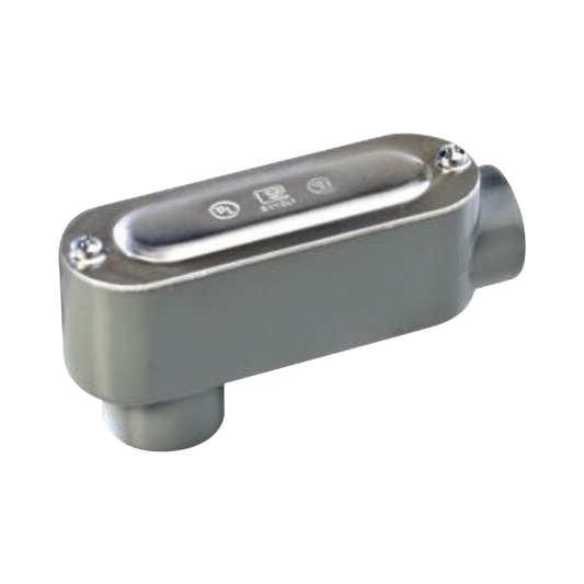 Caja Oval Roscada Tipo Lb De 1 1/2" (38.1Mm) Incluye Tapa Y Tornillos.