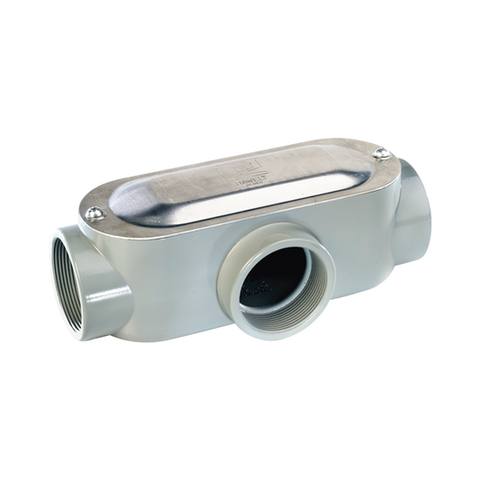 Caja Condulet Tipo T De 1/2" (12.7 Mm) Incluye Tapa Y Tornillos.